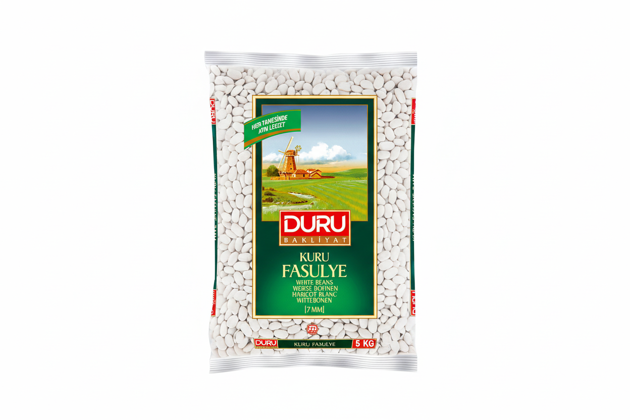 Duru Kuru Fasülye 7 Mm 5 Kg