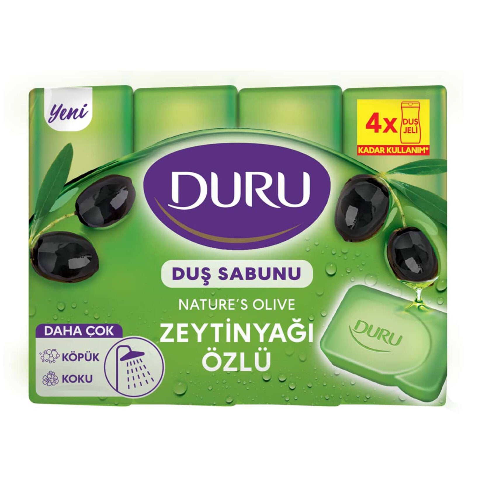 Duru Natural Zeytinyağlı Sabun 4X150 Gr - Batman Sanal Market