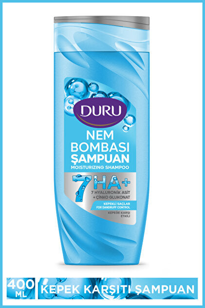 Duru Nem Bombası Şampuan Kepeğe Karşı Etkili 400 Ml - Batman Sanal Market