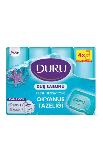 Duru Sabun Fresh Sensations 4X150 Gr Okyanus - Batman Sanal Market
