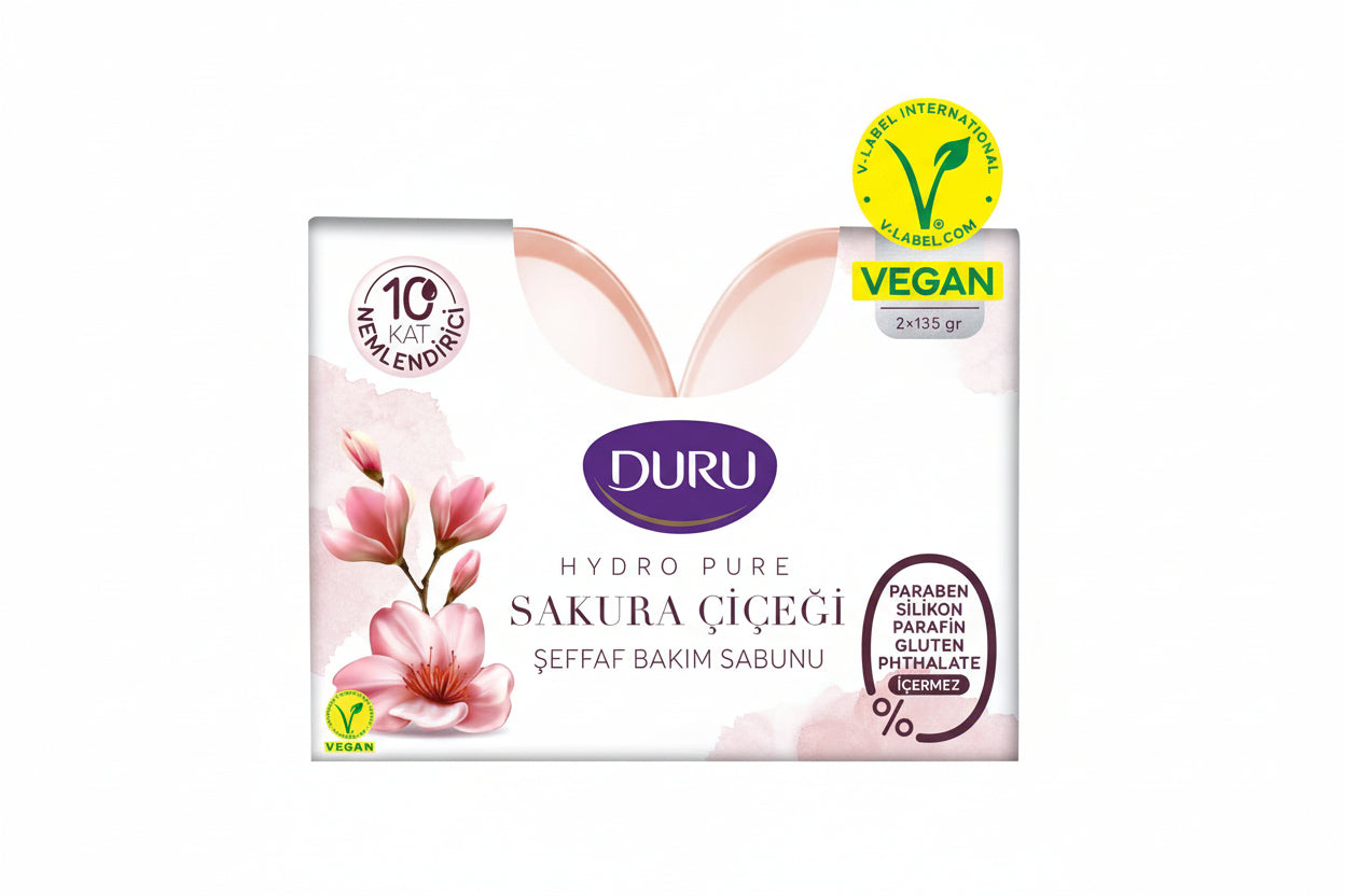 DURU SABUN HYDRO PURE SAKURA 2X135 GR - Batman Sanal Market