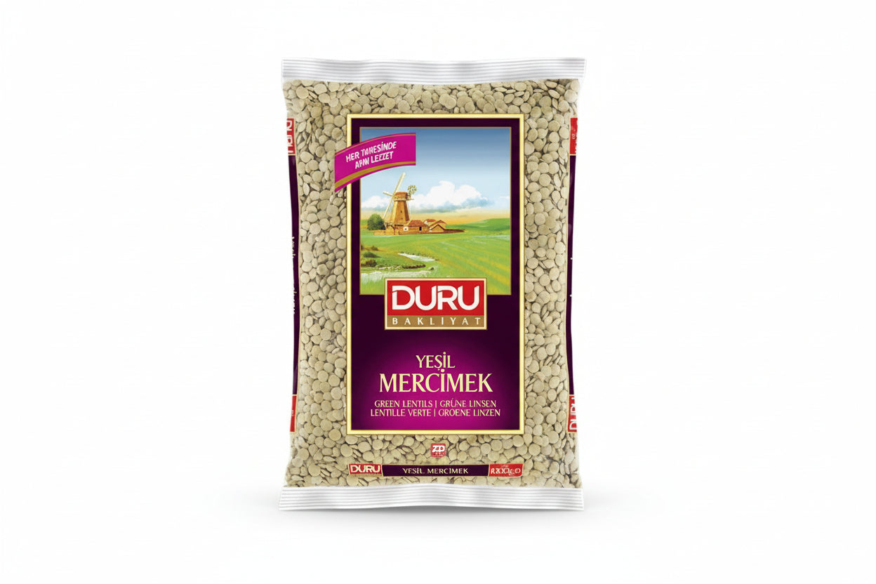 Duru Yeşil Mercimek 1 Kg