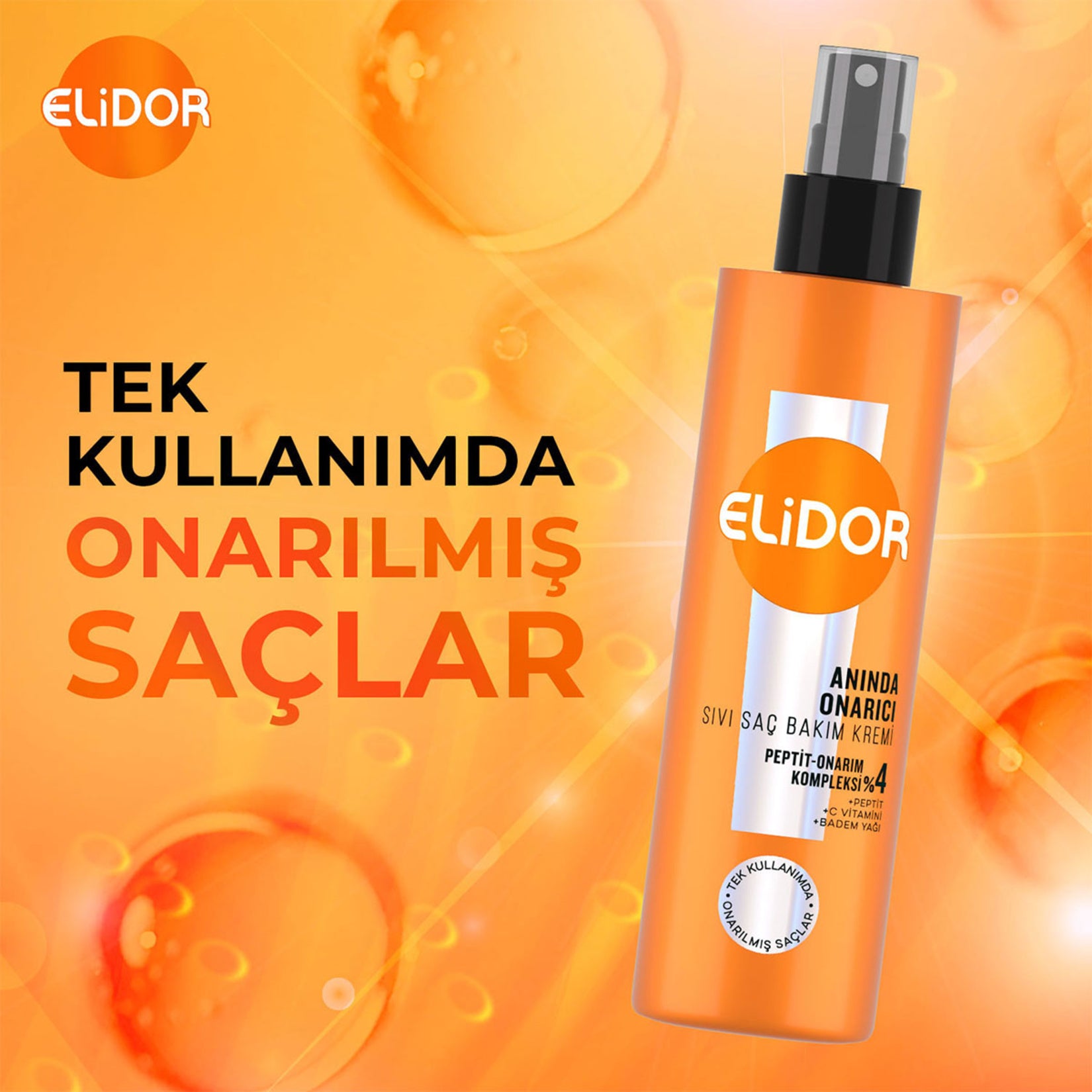 ELİDOR 1 Minute Saç Bakım Kremi Anında Onarıcı 170 ML - Batman Sanal Market