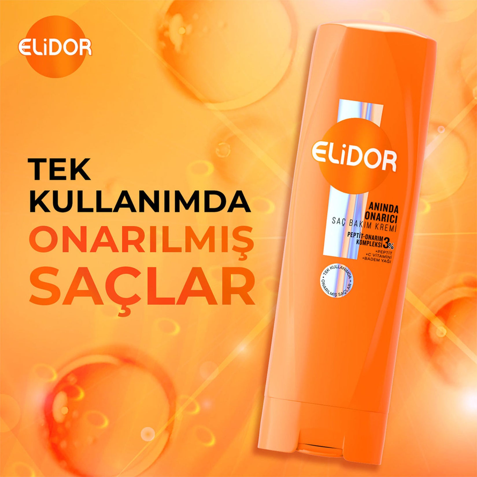 ELİDOR SAÇ KREMİ ANINDA ONARICI 350 ML - Batman Sanal Market