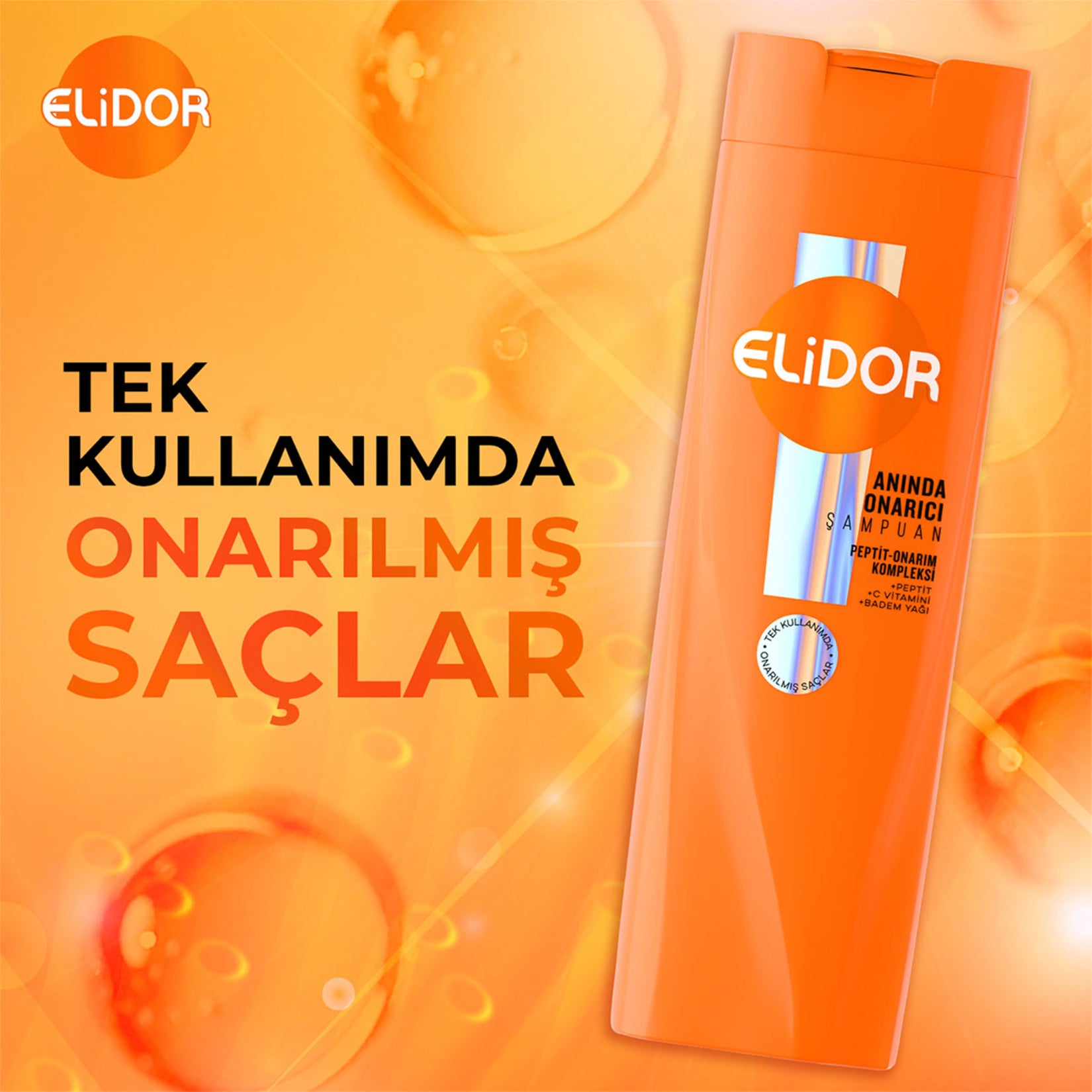 ELİDOR Şampuan Anında Onarıcı Bakım 400 ML - Batman Sanal Market