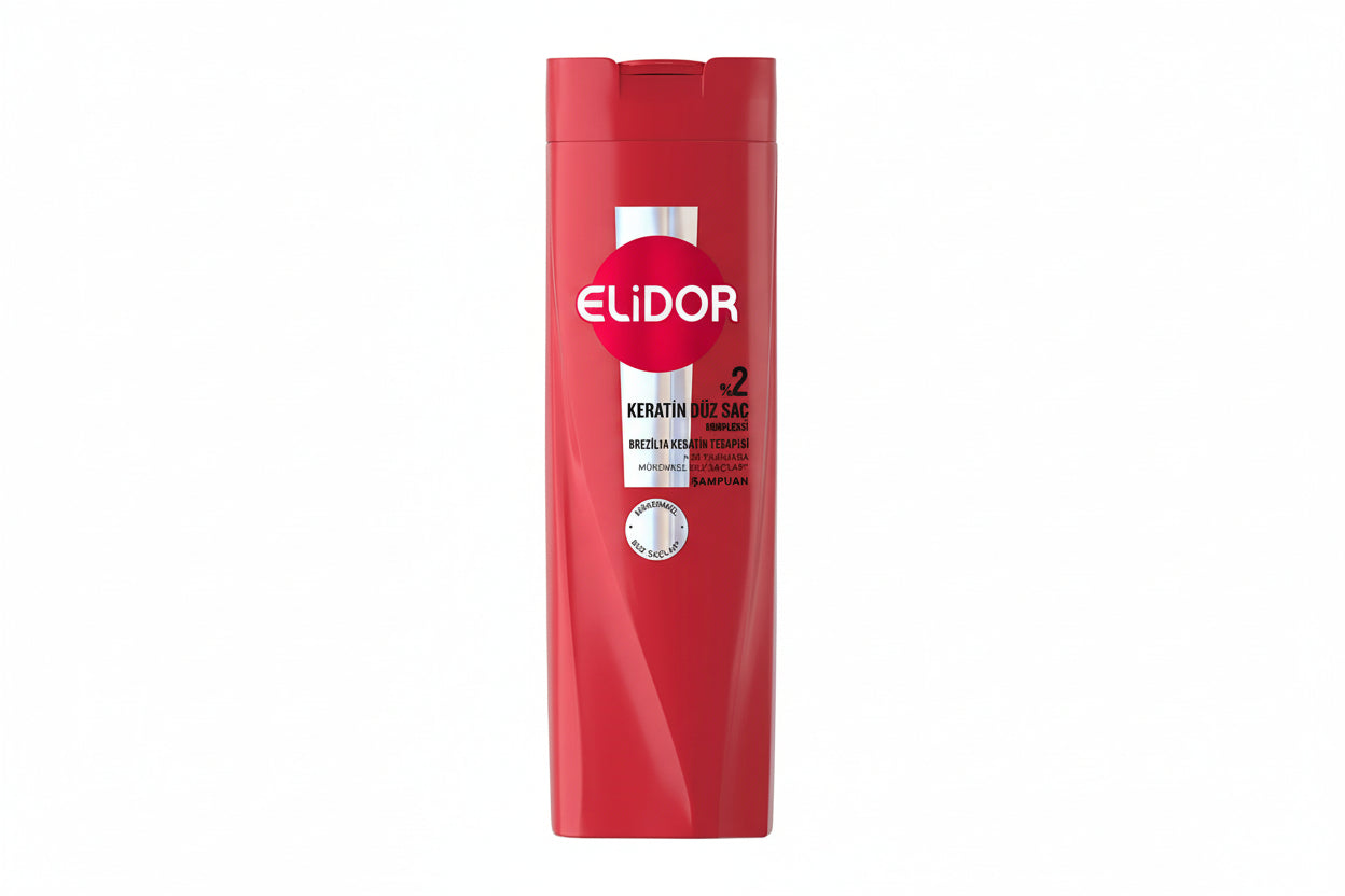 ELİDOR Şampuan Brezilya Keratin Terapisi 400 ML (BORDO) - Batman Sanal Market
