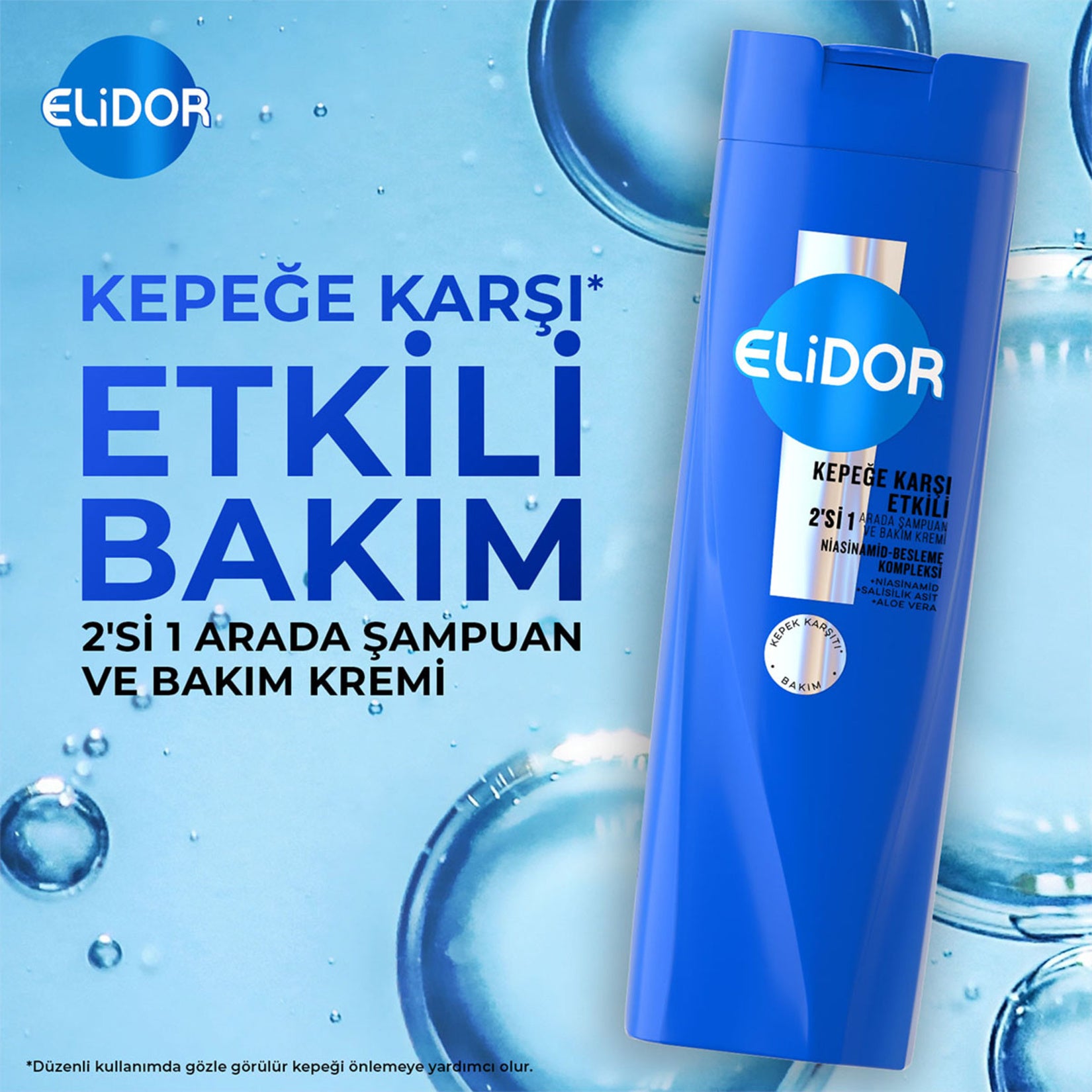 ELİDOR Şampuan Kepeğe Karşı 2'si 1 Arada 400 ml - Batman Sanal Market