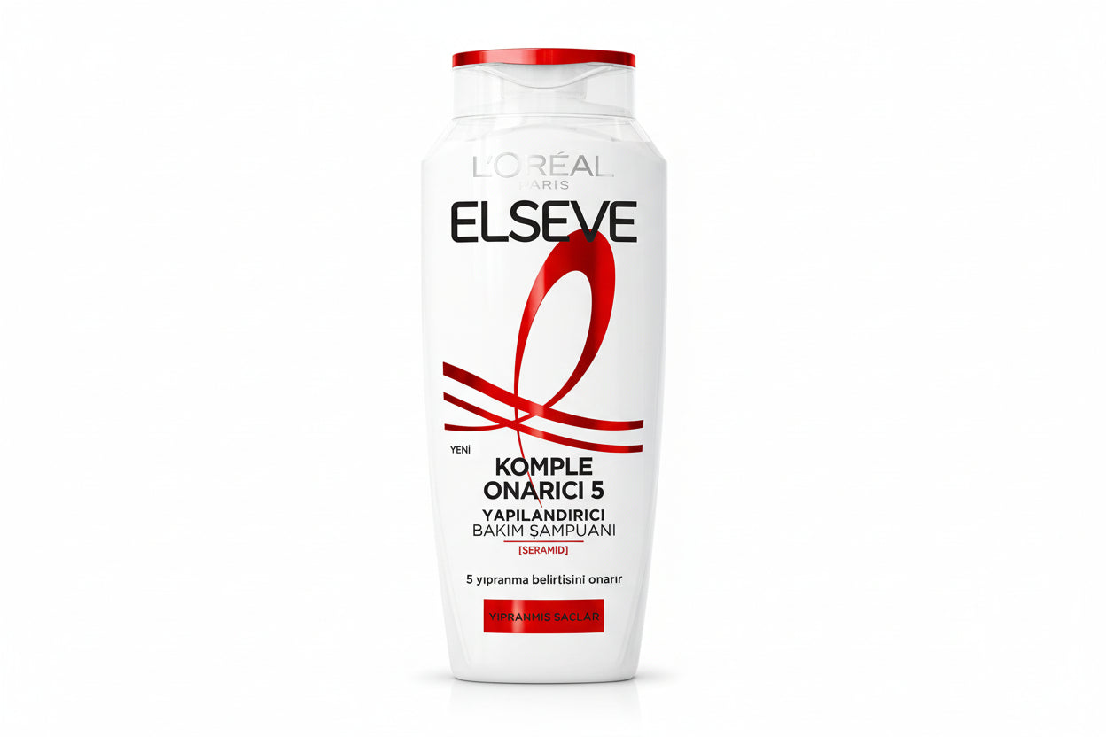 ELSEVE Şampuan 360 ML Komple Onarıcı-5 (Beyaz) - Batman Sanal Market