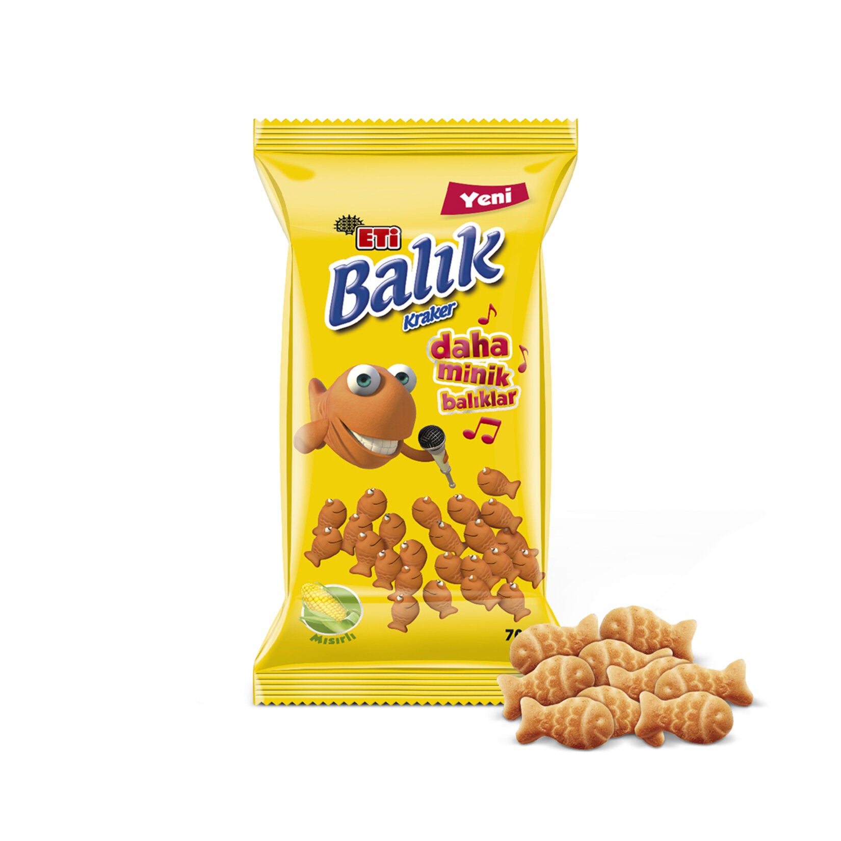 Eti Balık Mini Mısırlı Kraker 40 Gr