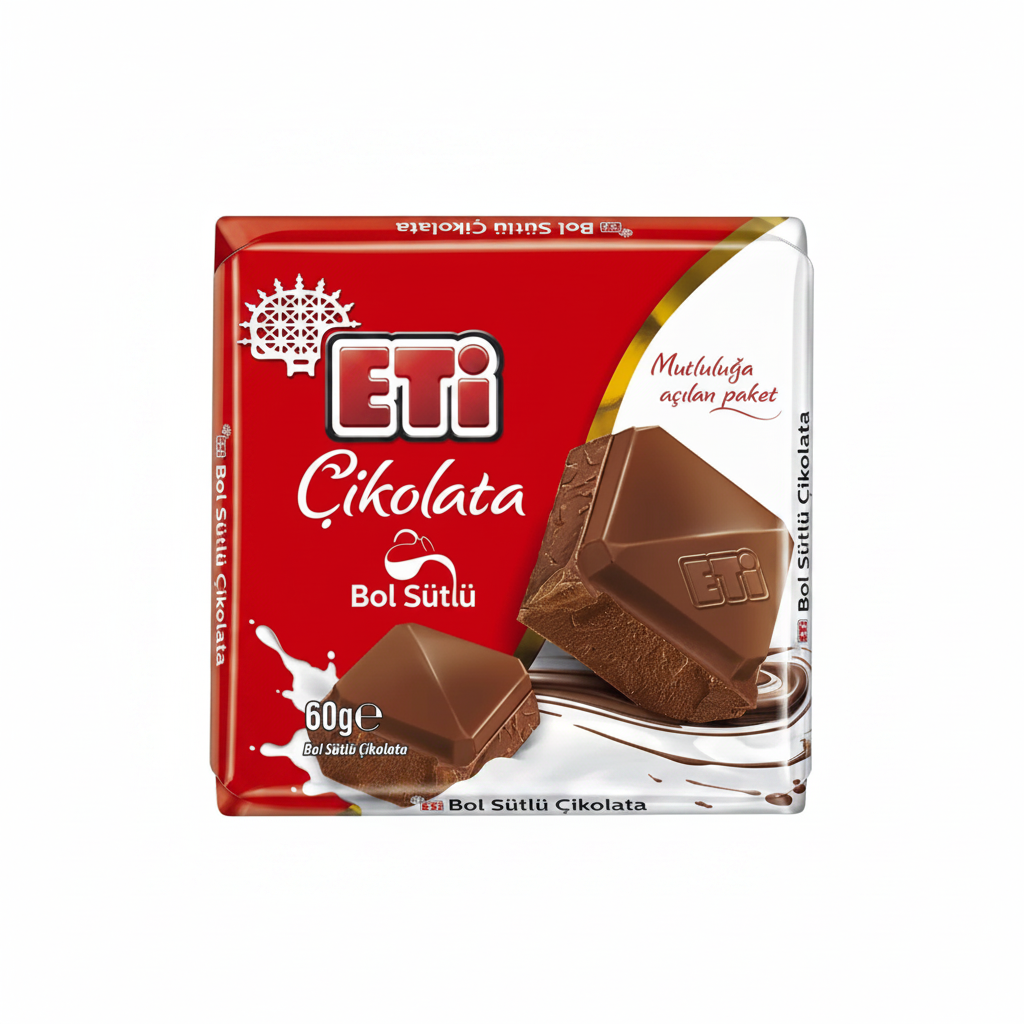 Eti Bol Sütlü Çikolata 60 g - Batman Sanal Market'te uygun fiyatla online sipariş verebilirsiniz.