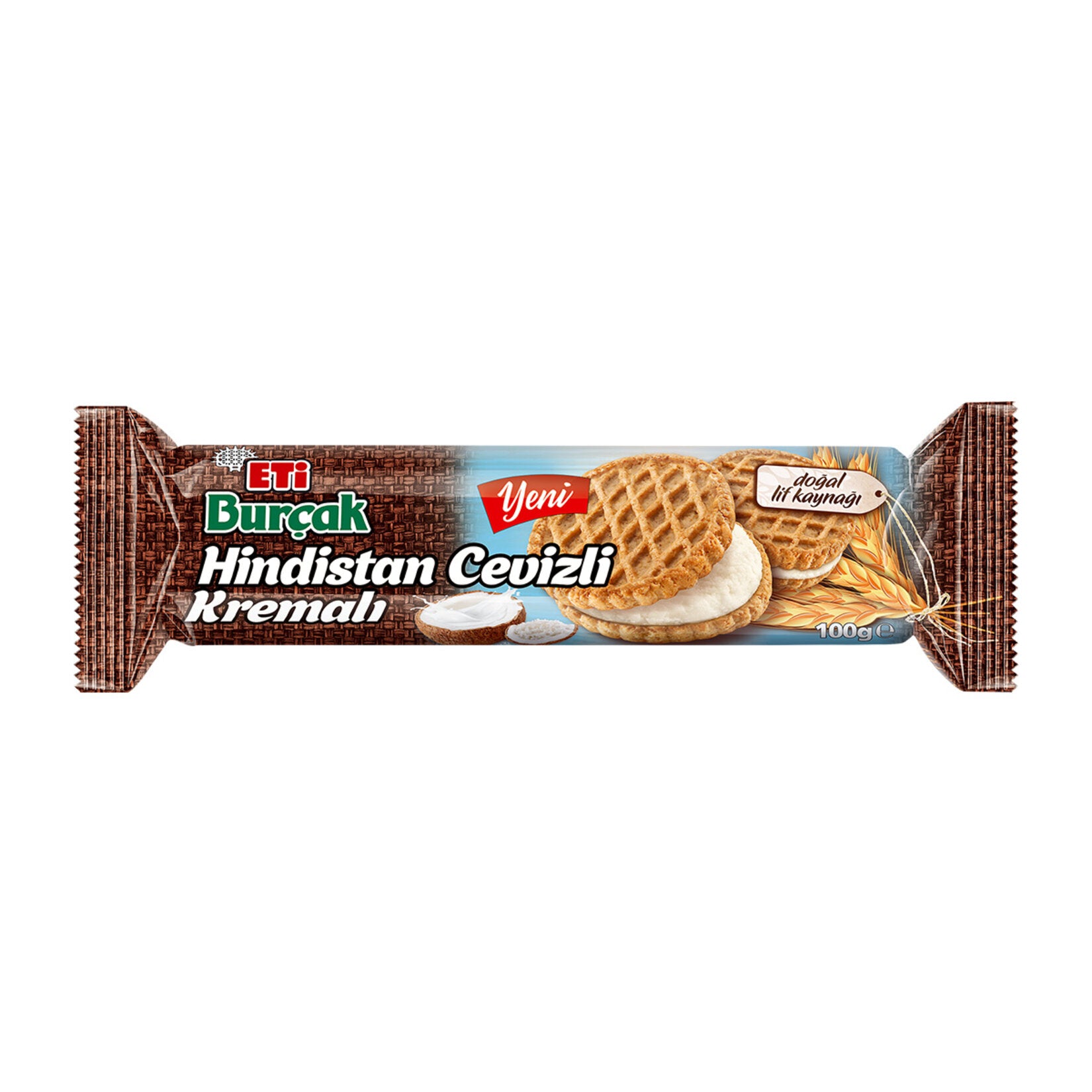 Eti Burçak Hindistan Cevizli Bisküvi 100 G - Batman Sanal Market