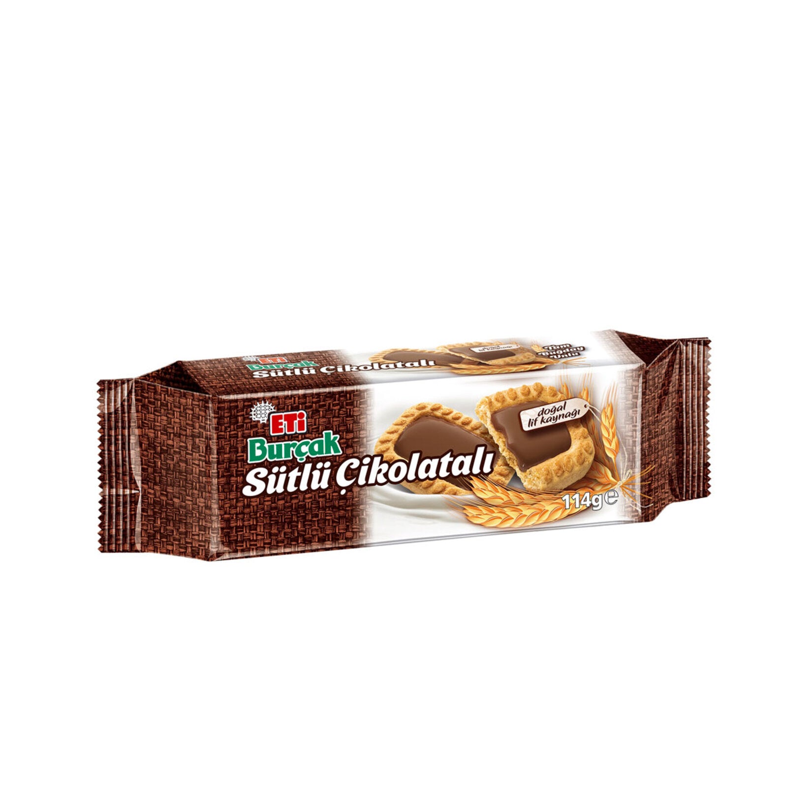 Eti Burçak Sütlü Çikolatalı Bisküvi 114g - Batman Sanal Market