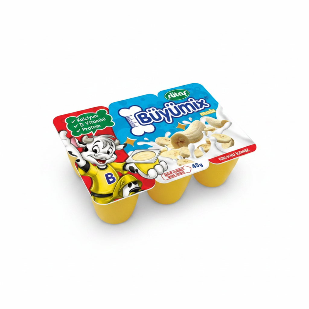 Sütaş Büyümix Muzlu 6x40 Gr