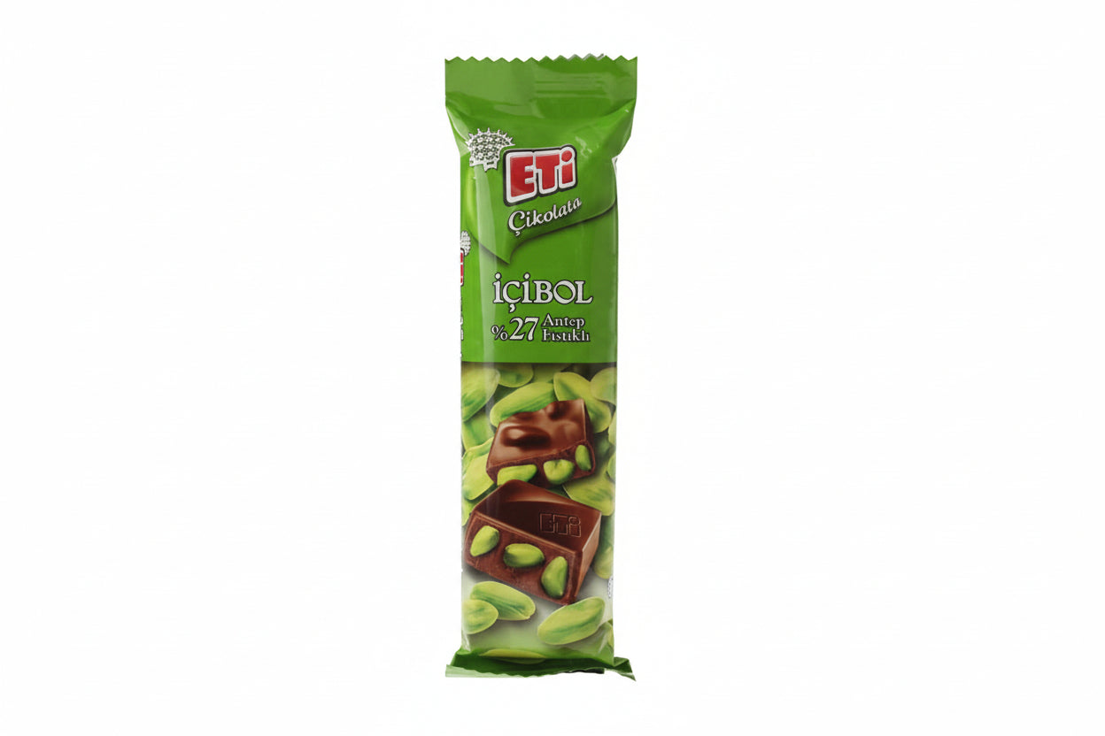Eti Çikolata %27 Fıstıklı 35 Gr - Batman Sanal Market