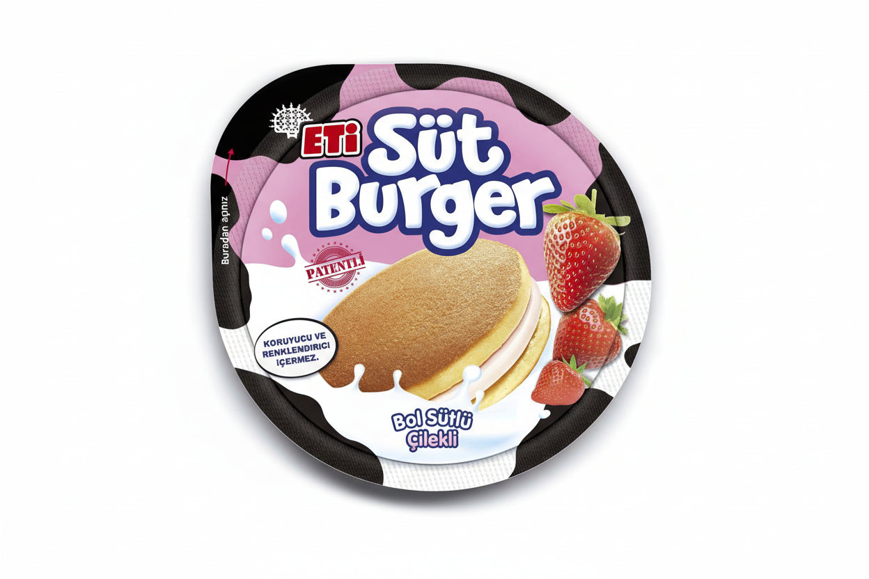 ETİ Süt Burger Çilekli 35 G - Batman Sanal Market