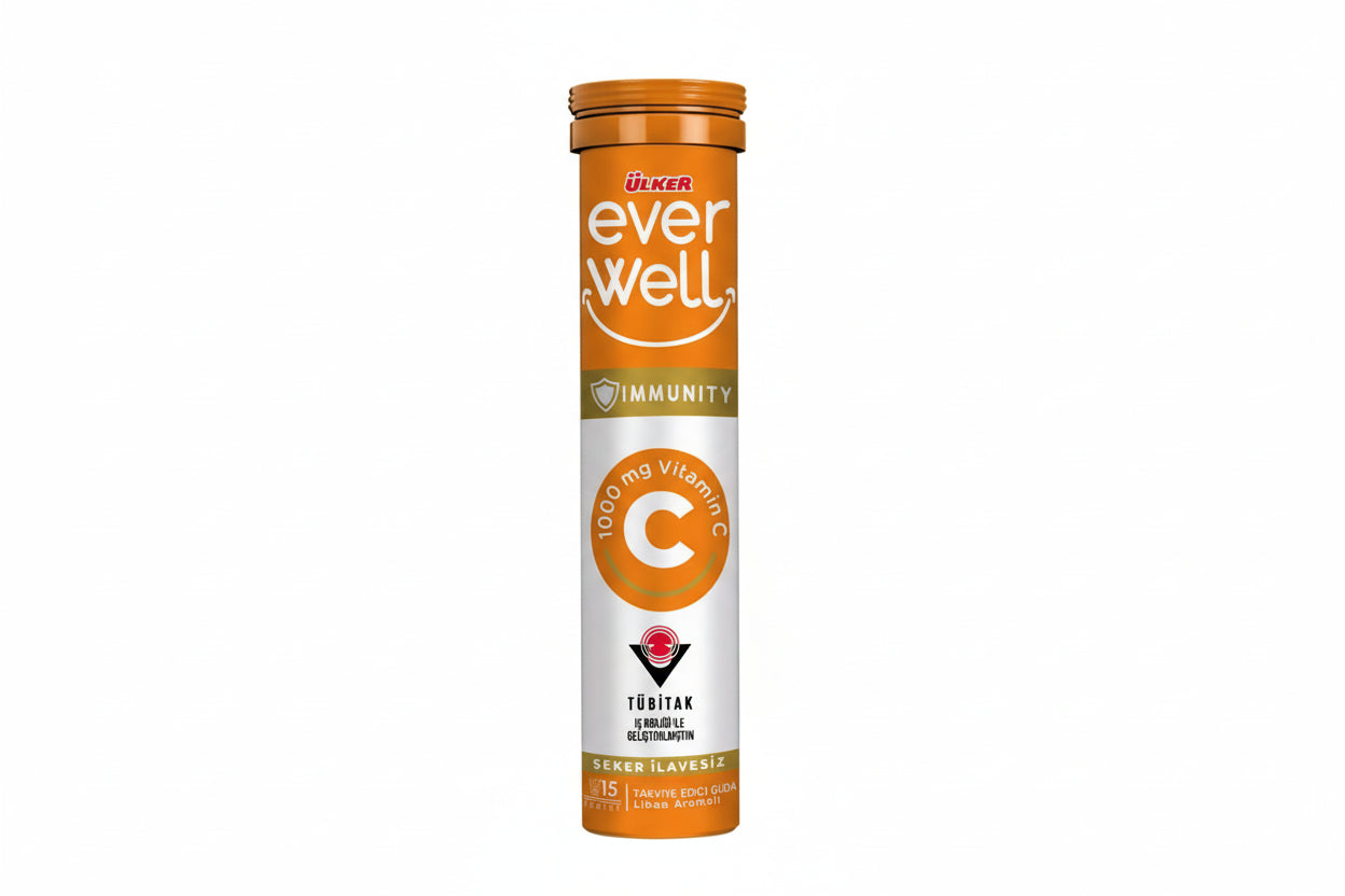 EVERWELL C Vitamini Çinko Vitamin Tablet 67.5 GR - Batman Sanal Market