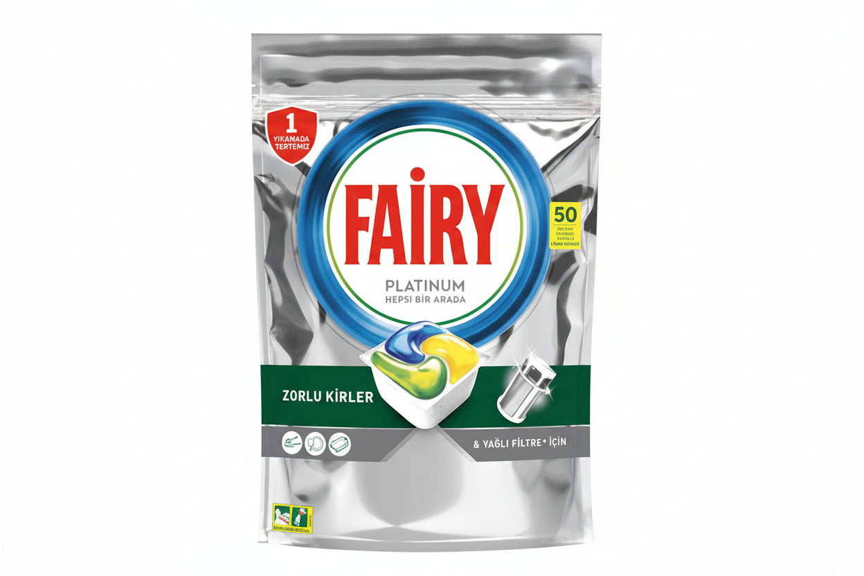 Fairy Platinum Bulaşık Makinesi Tableti 50 Adet