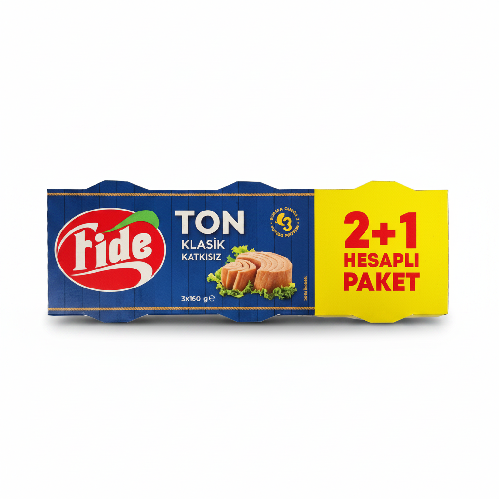 Fide Ton Balığı Klasik 3'lü 3x160 Gr
