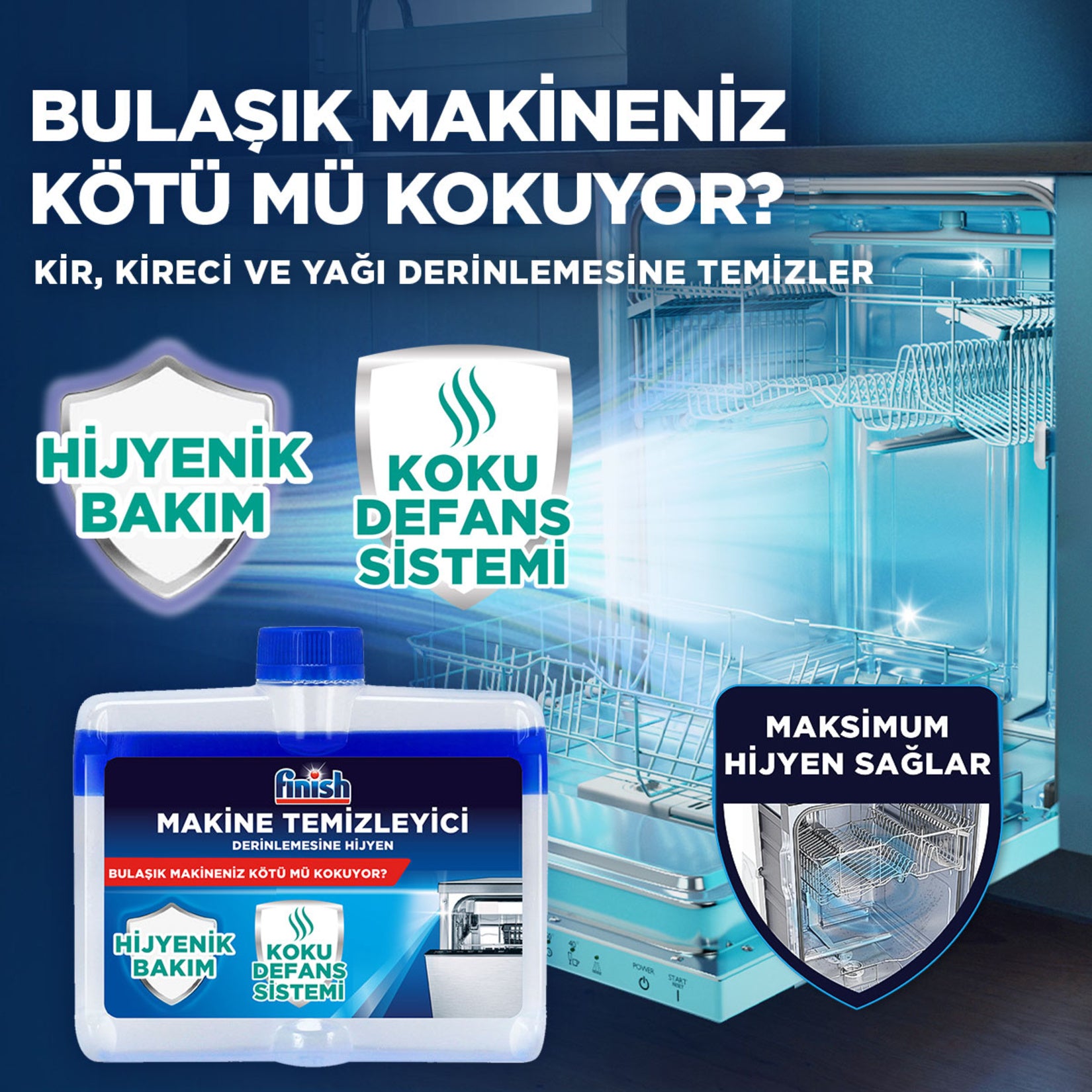 Finish Bulaşık Makinesi Temizleyicisi 250 Gr