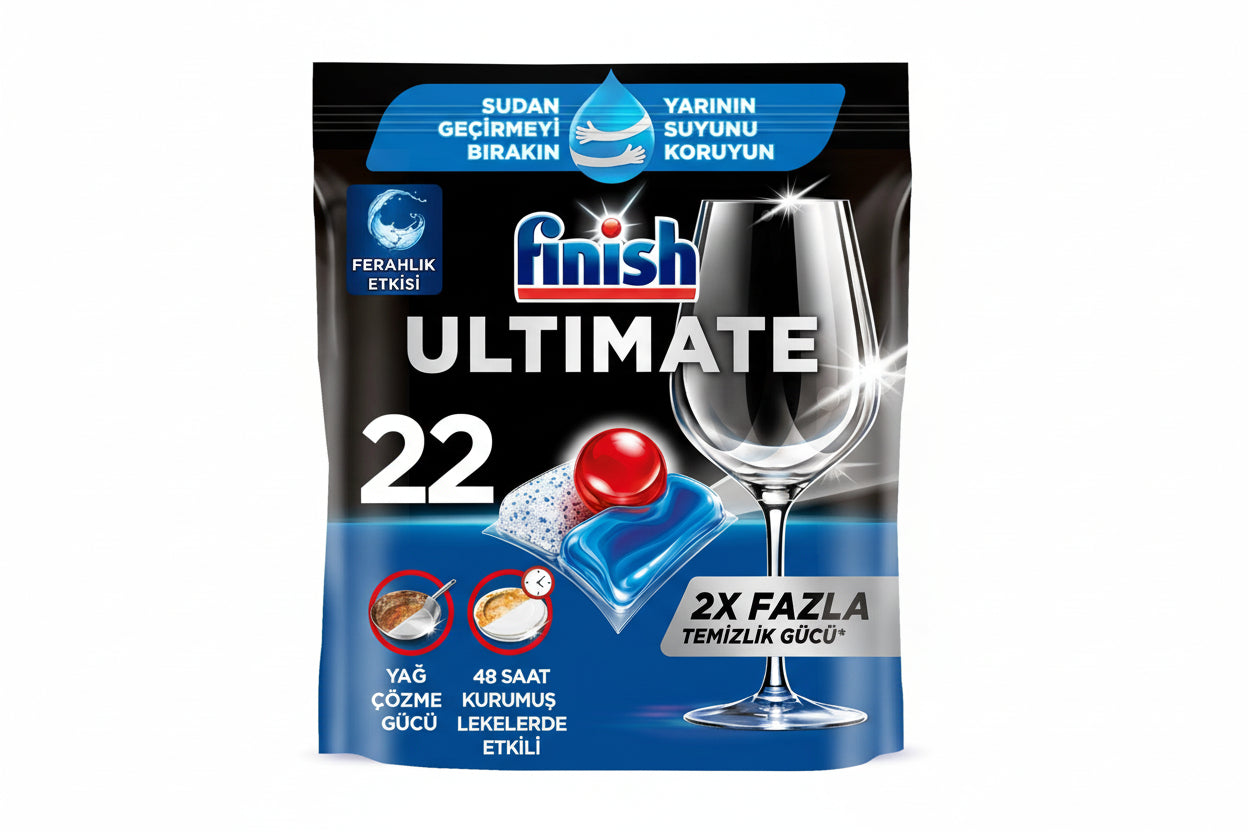 Finish Ultimate Bulaşık Makinesi Tableti (22 Adet)
