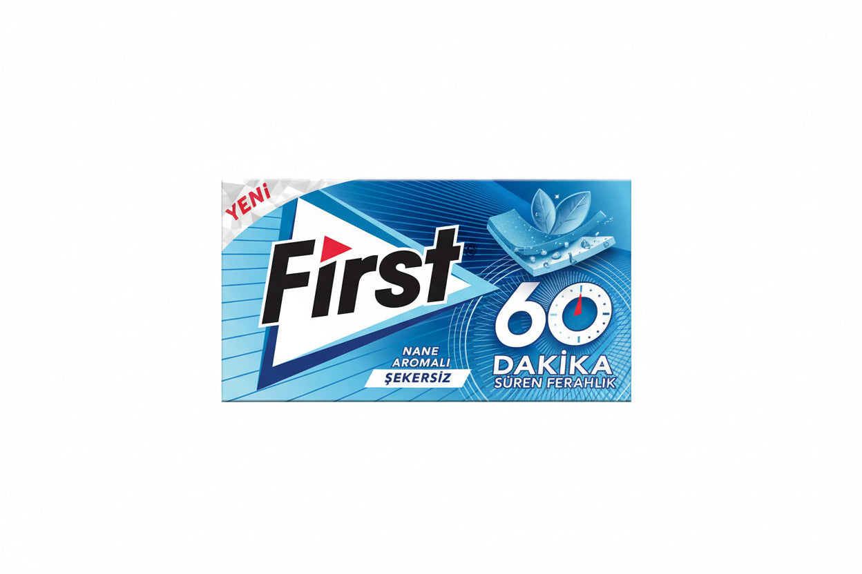 First 60 Dakika Sakız Naneli 27 Gr - Batman Sanal Market