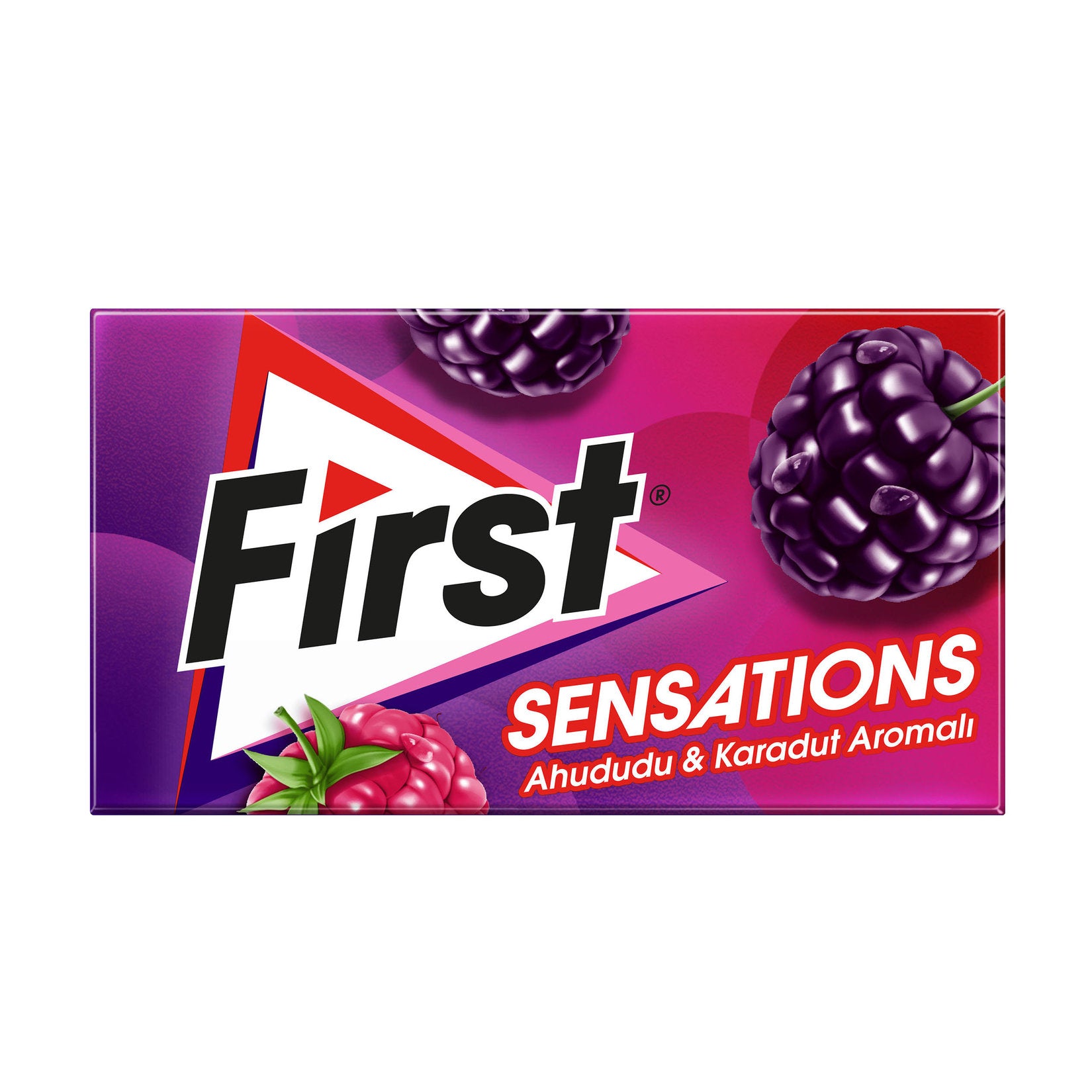 First Sensations Sakız Ahududu & Kara Dut 27 Gr - Batman Sanal Market