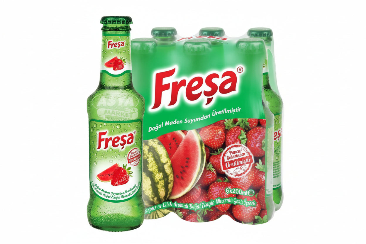 Freşa Soda Karpuz ve Çilek 6'lı