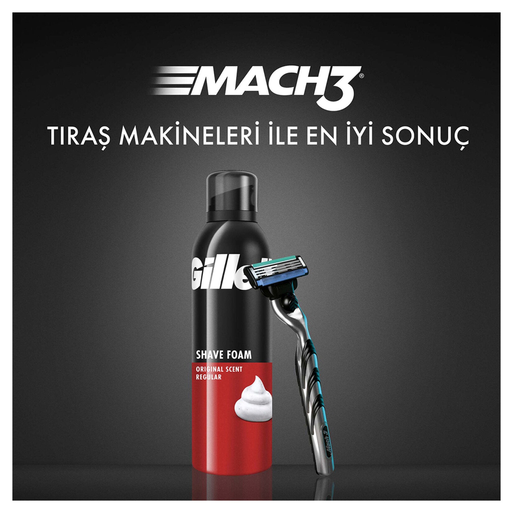 Gillette Tıraş Köpüğü 200 ml - Normal - Batman Sanal Market