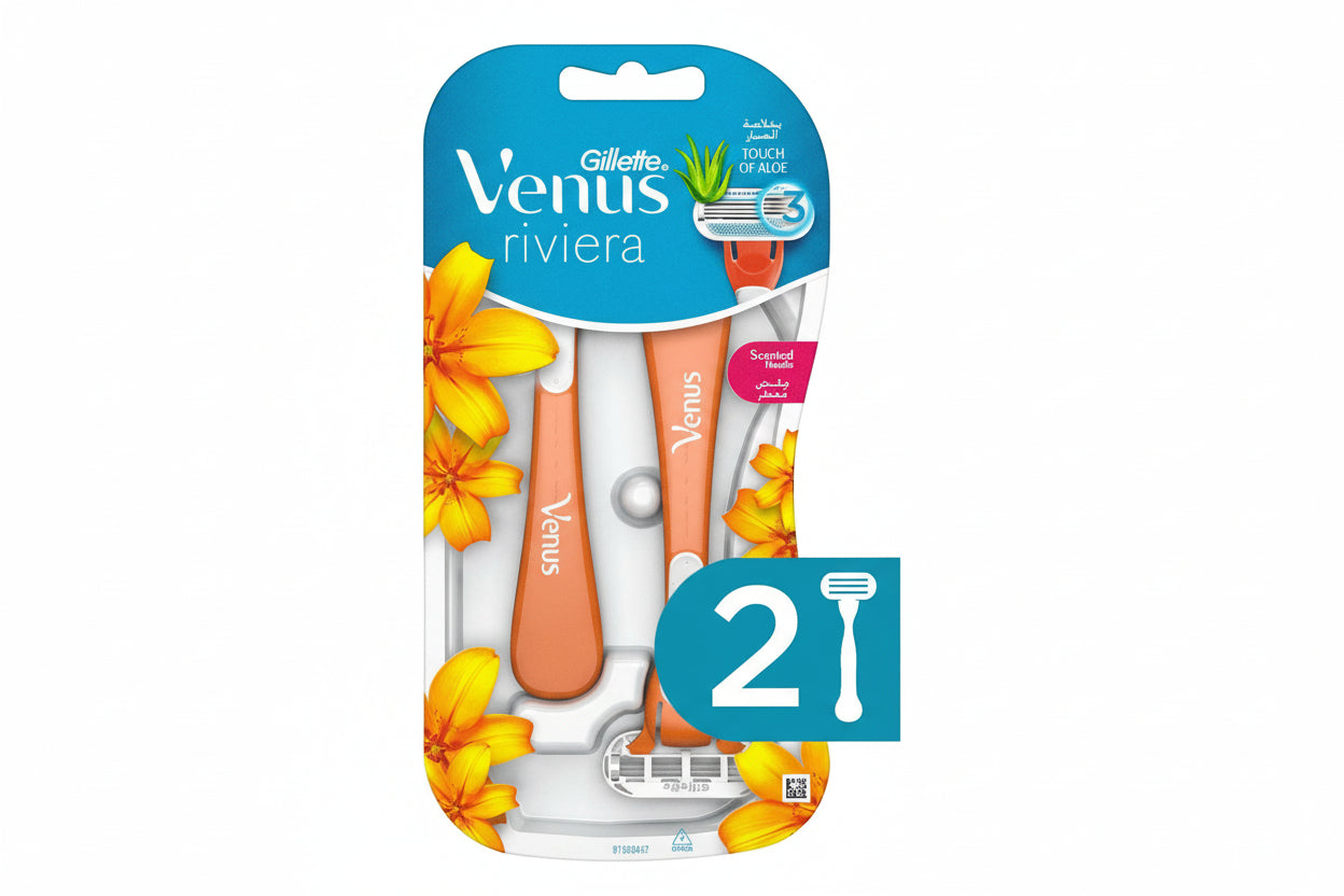 Gillette Venus Riviera Kadın Tıraş Bıçağı - 3'lü (2'li Kutu)
