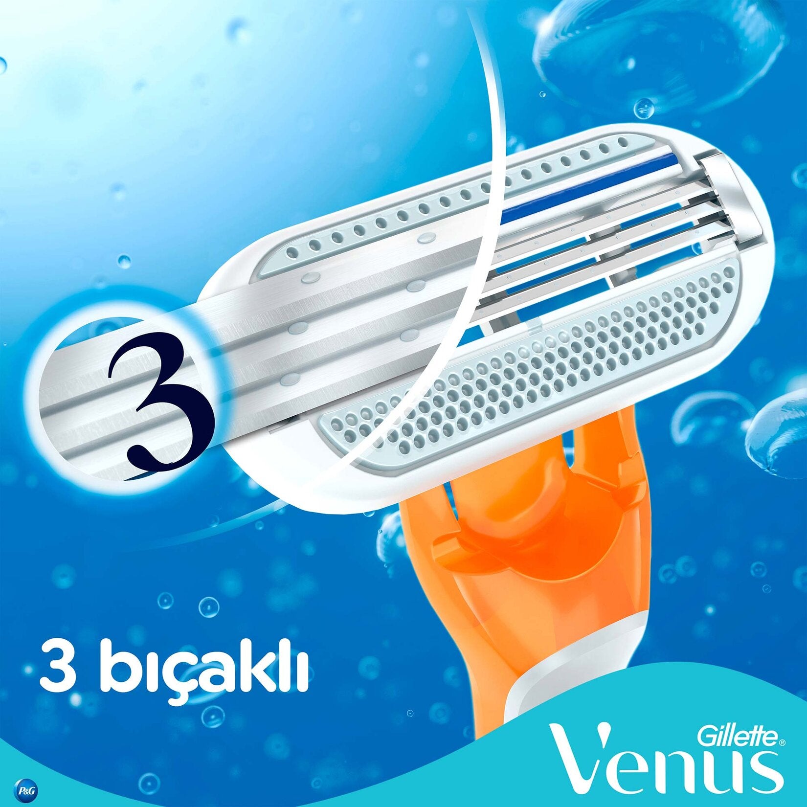 Gillette Venus Riviera Kadın Tıraş Bıçağı - 3'lü (2'li Kutu) - Batman Sanal Market