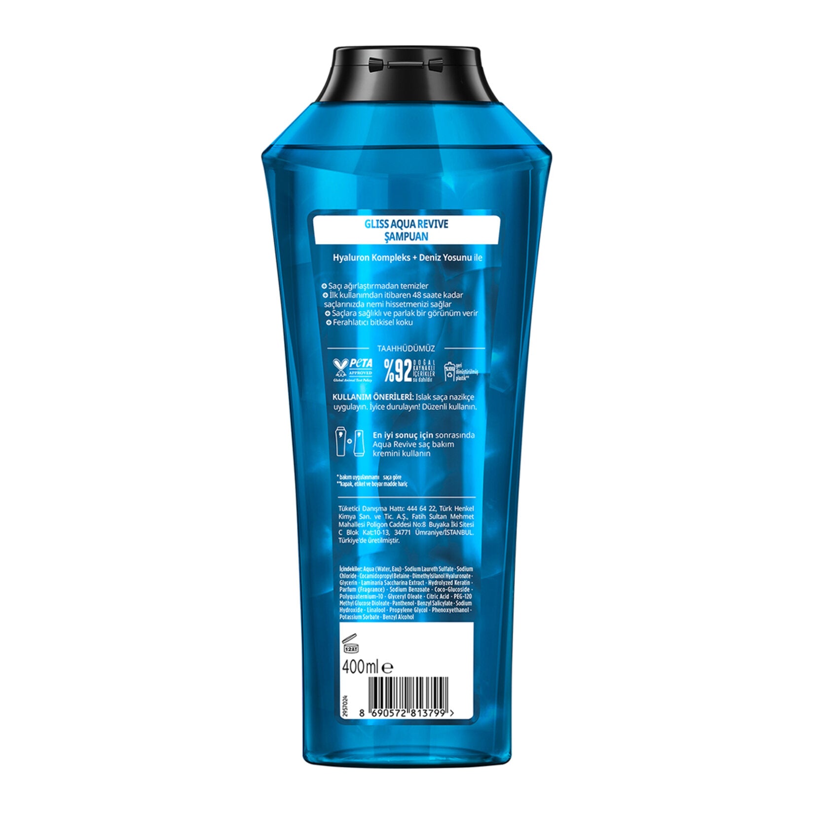 Gliss Şampuan Aqua Revive 400 ml - Batman Sanal Market