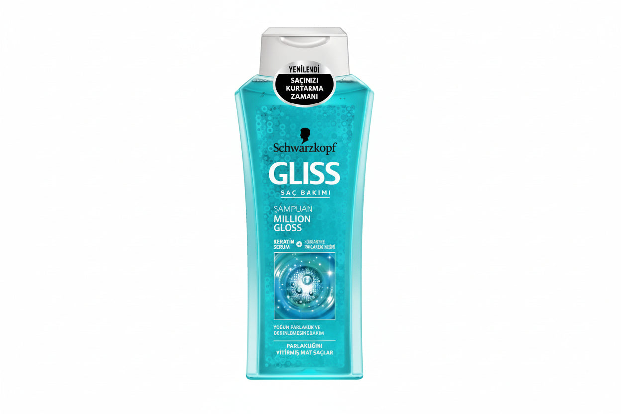 GLISS Şampuan Million Gloss Mavi 360 ml - Batman Sanal Market