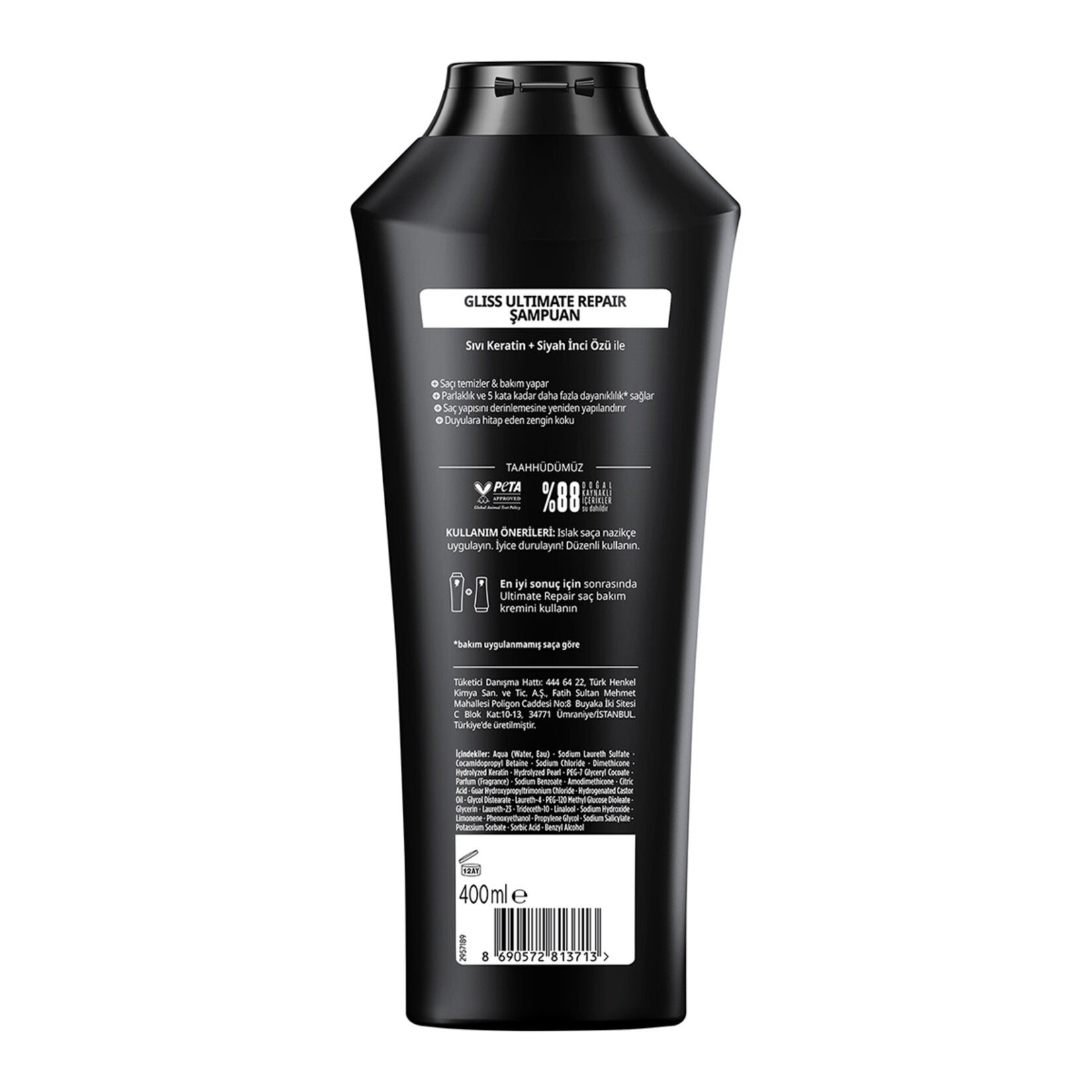 GLISS ŞAMPUAN ULTİMATE REPAİR 400 ML - Batman Sanal Market