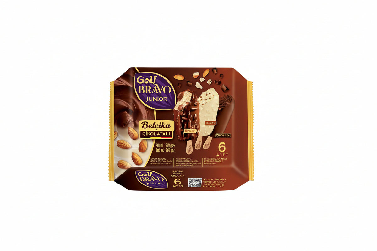 Golf Bravo Çikolatalı Beyaz Badem Ezmesi 360 Ml - Batman Sanal Market