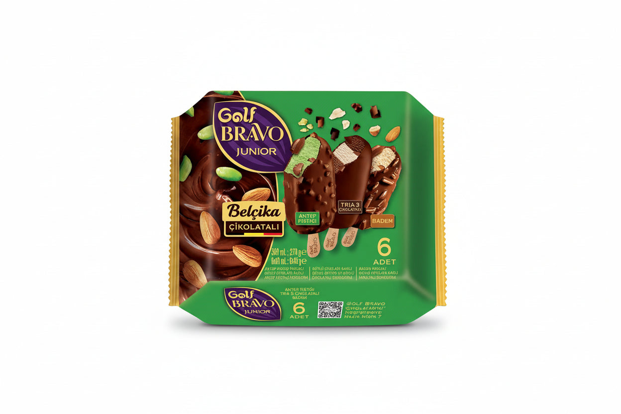 Golf Bravo Junior Badem-Fıstık 6'lı