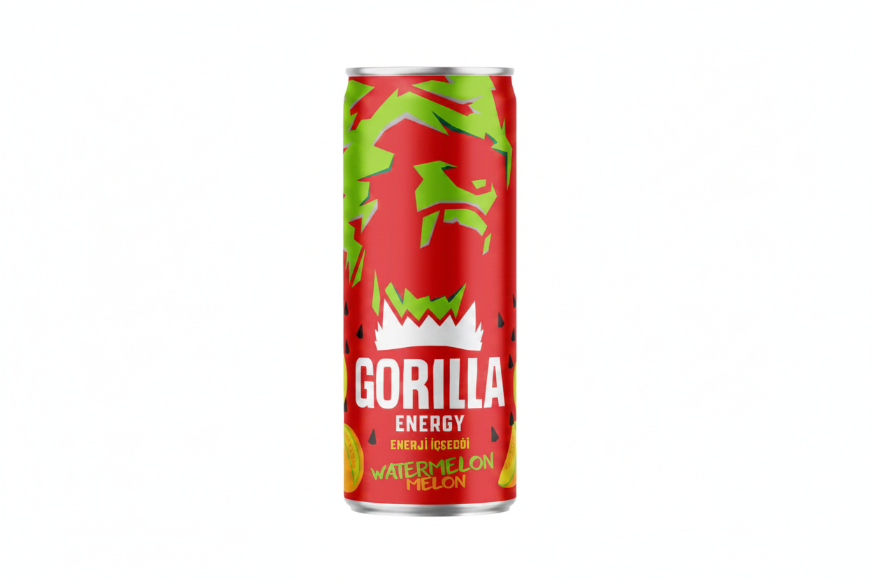 Gorilla Energy Watermelon 250 Ml - Batman Sanal Market