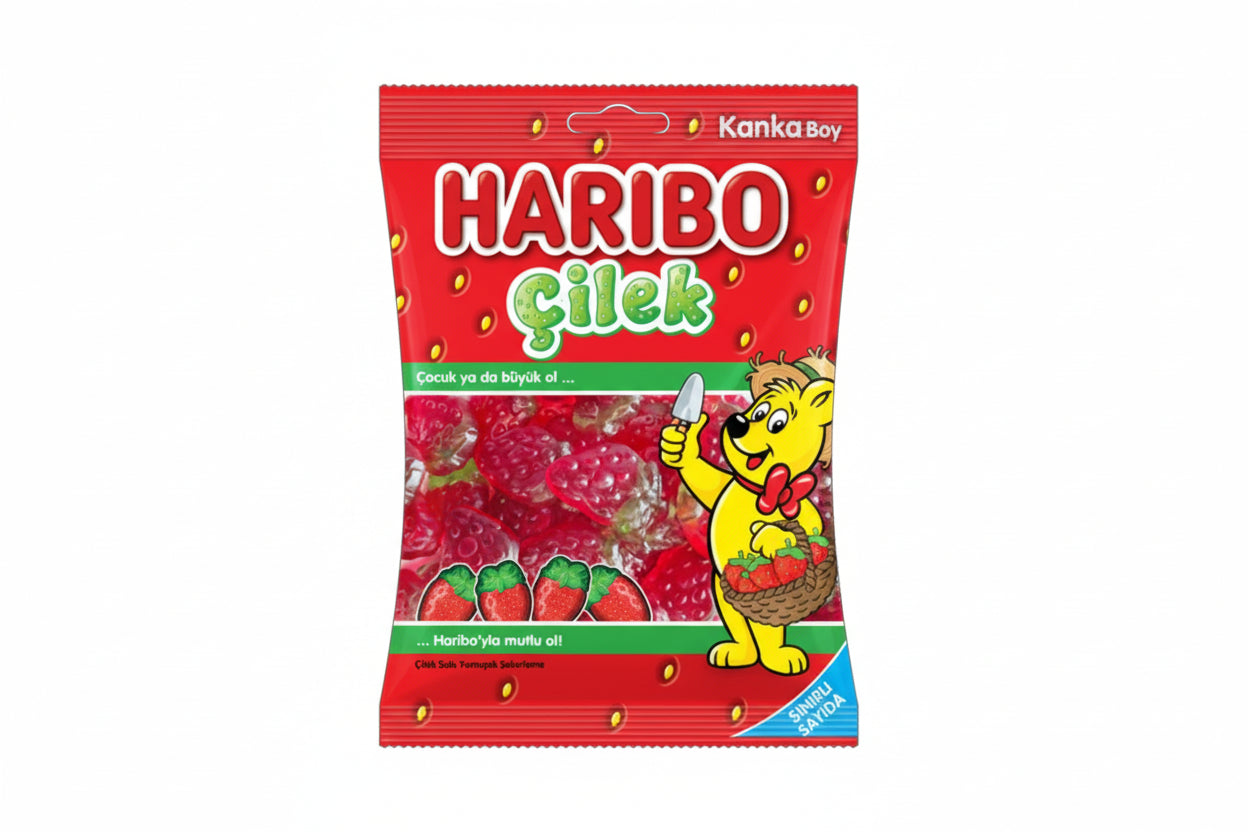 HARIBO ÇİLEK JELİBON 80 GR - Batman Sanal Market