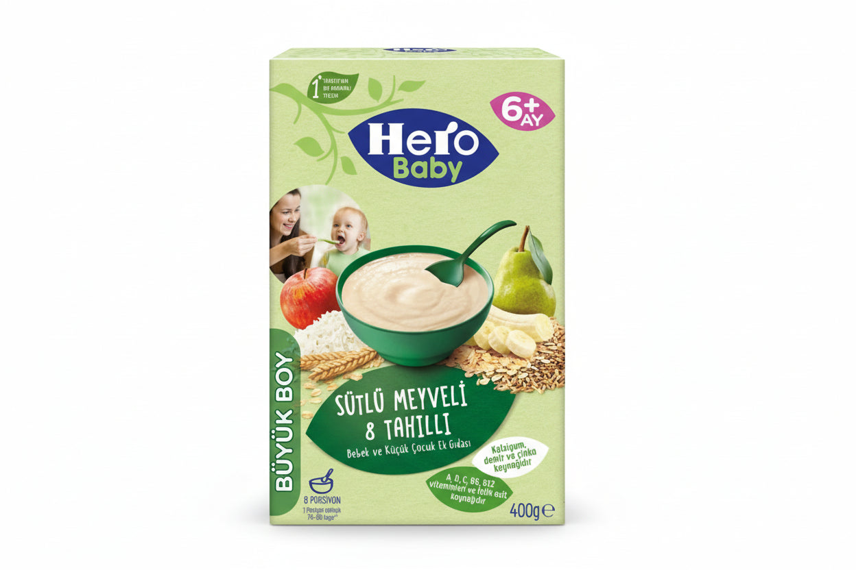 Ülker Hero Baby Sütlü Meyveli Tahıllı 400 Gr - Batman Sanal Market