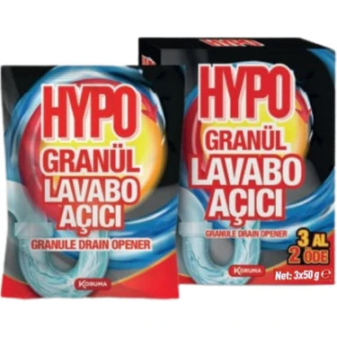 Hypo Granül Lavabo Açıcı 3*50 Gr - Batman Sanal Market