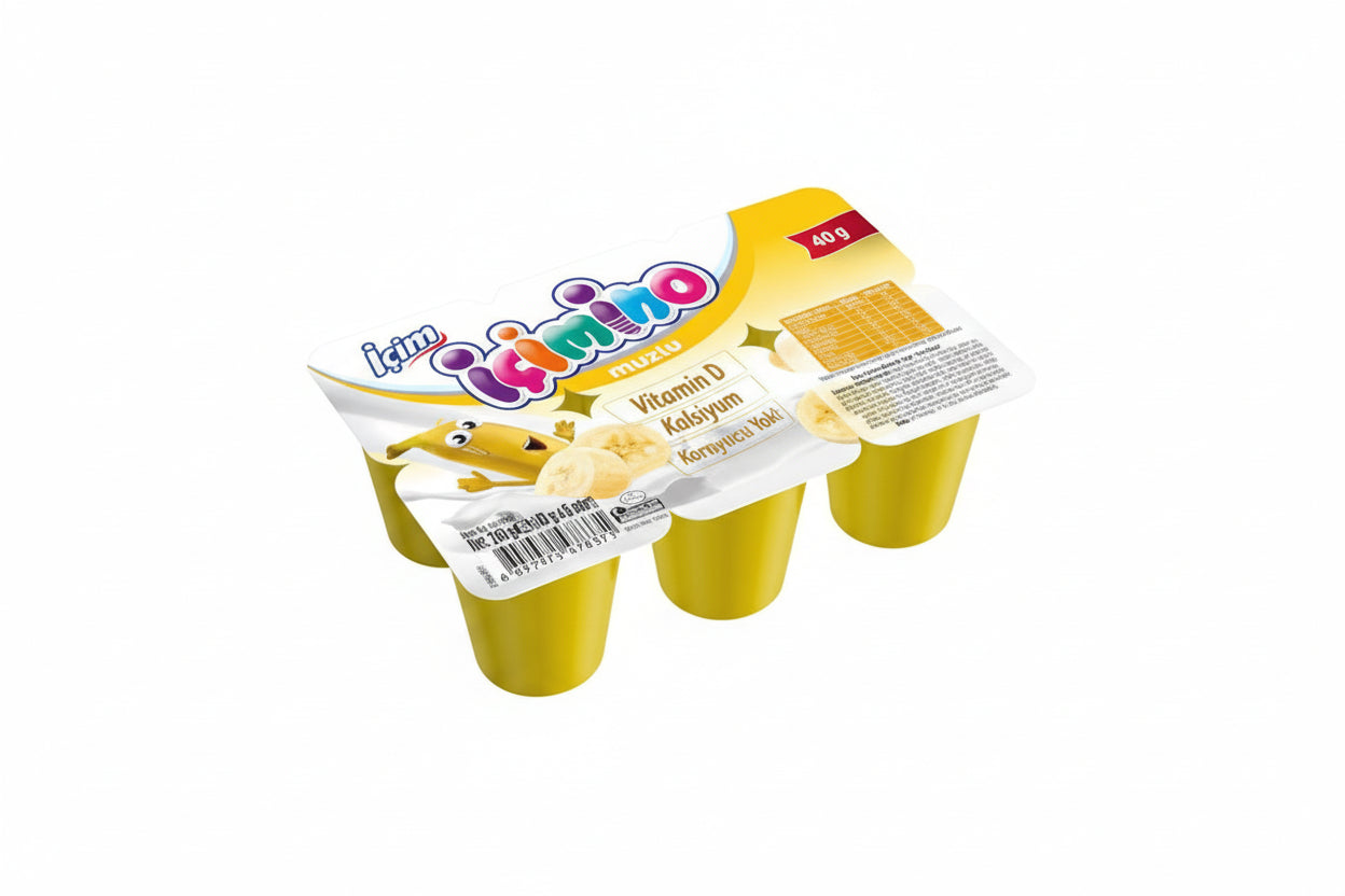 İÇİM İçimino Muzlu Puding 6x45 Gr - Batman Sanal Market