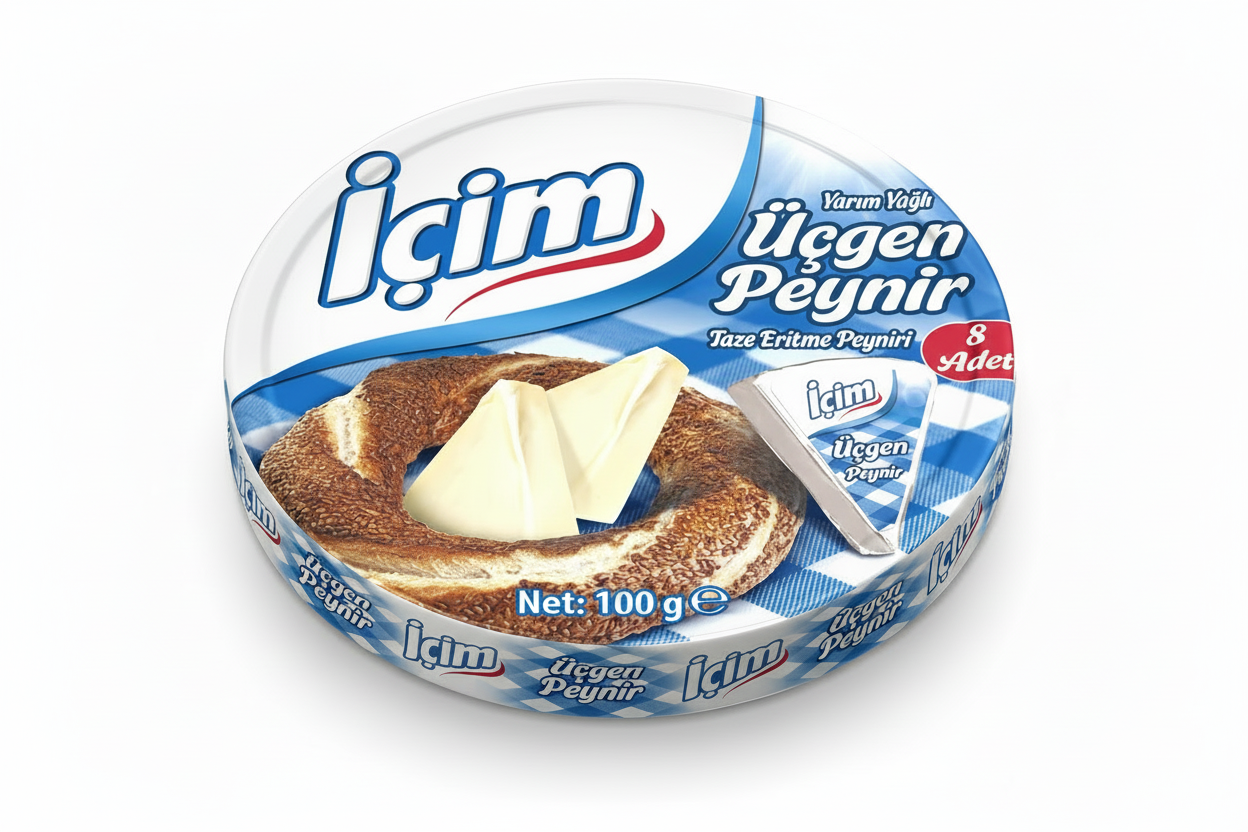 İçim Yarım Yağlı Üçgen Peynir 100 Gr - Batman Sanal Market