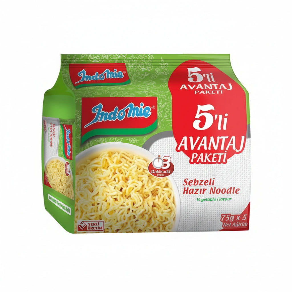 Indomie Sebze Çeşnili 75 Gr (5'li Paket)