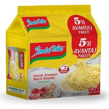 İndomie Tavuk Çeşnili 75 Gr (5'li Paket) - Batman Sanal Market