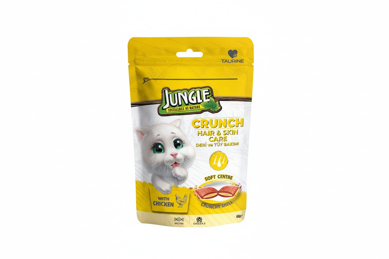 Jungle Crunch Kedi Deri ve Tüy Bakımı 60 Gr