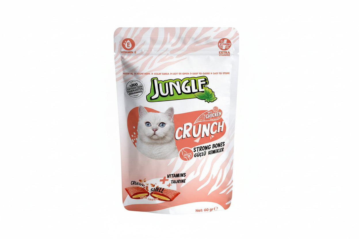 Jungle Crunch Kedi Güçlü Kemikler 60 Gr