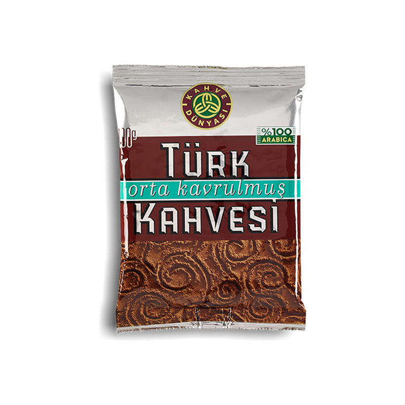 Kahve Dünyası Türk Kahve Orta Kavrulmuş Öğütülmüş 100 Gr - Batman Sanal Market