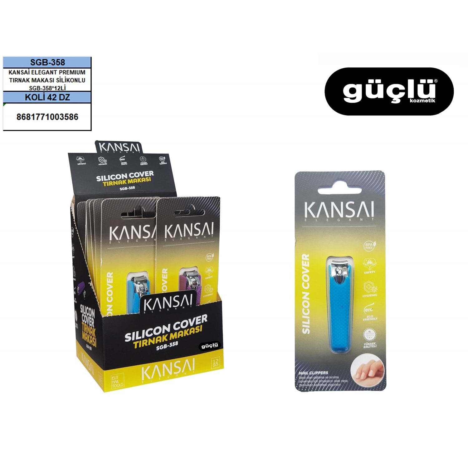 KANSAİ Elegant Tırnak Makası Tekli Küçük - Batman Sanal Market