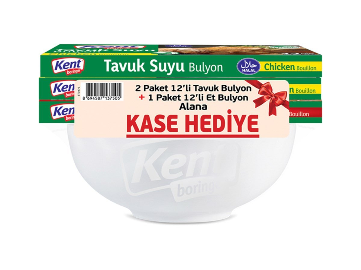 Kent Boringer Bulyon 3X12'li Kase Hediyeli