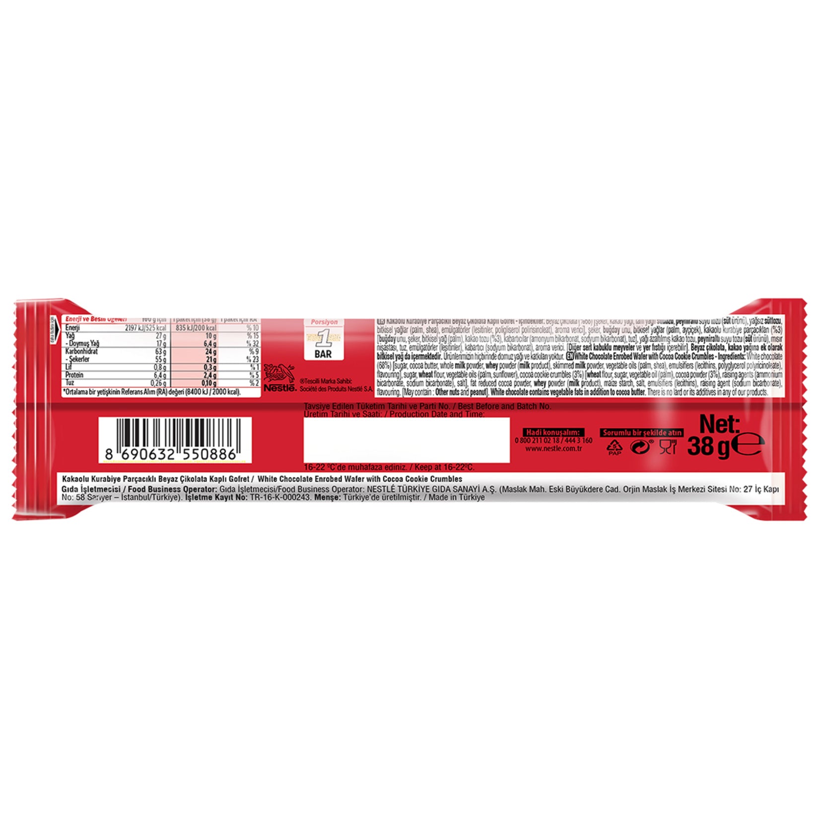 Kitkat Chunky Cookie 38gr