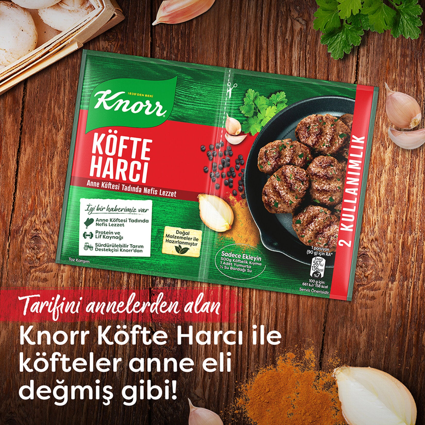 KNORR Köfte Harcı 2'li 82 Gr - Batman Sanal Market